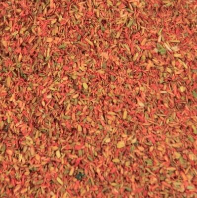 1693 feuilles fines rouge automne