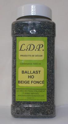 Ballast HO beige fonce 1 litre