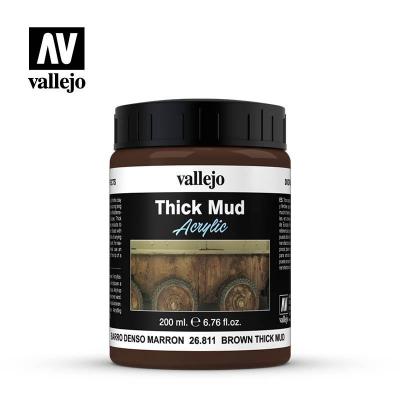 Eau boue brown thick mud 26811